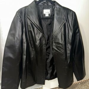 East5th- Women's Black Leather Jacket